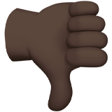 Thumbs Down: Dark Skin Tone on Apple iOS 11.3