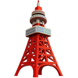 Tokyo Tower on Apple iOS 11.3