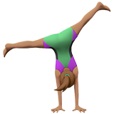 Woman Cartwheeling: Medium Skin Tone on Apple iOS 11.3