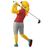 Woman Golfing on Apple iOS 11.3