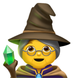 Woman Mage on Apple iOS 11.3