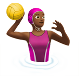 Woman Playing Water Polo: Medium-Dark Skin Tone on Apple iOS 11.3