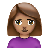 Woman Pouting: Medium Skin Tone on Apple iOS 11.3