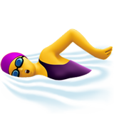 Woman Swimming on Apple iOS 11.3