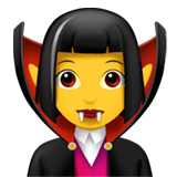 Woman Vampire on Apple iOS 11.3