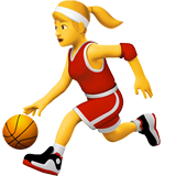 Woman Bouncing Ball on Apple iOS 11.3