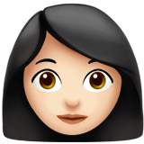 Woman: Light Skin Tone on Apple iOS 11.3