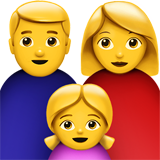 Family: Man, Woman, Girl on Apple iOS 12.1