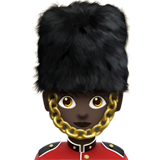 Woman Guard: Dark Skin Tone on Apple iOS 12.1