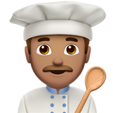 Man Cook: Medium Skin Tone on Apple iOS 12.1