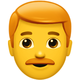 Man: Red Hair on Apple iOS 12.1