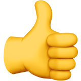 👍 Simbol Bagus Emoji on Apple iOS 12.2