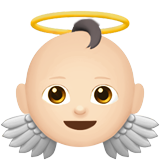 Baby Angel: Light Skin Tone on Apple iOS 13.1