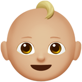 Baby: Medium-Light Skin Tone on Apple iOS 13.1