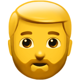 Person: Beard on Apple iOS 13.1