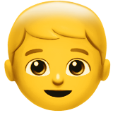 Boy on Apple iOS 13.1