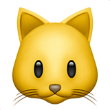 Cat Face on Apple iOS 13.1