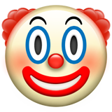 Clown Face on Apple iOS 13.1