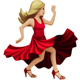 Woman Dancing: Medium-Light Skin Tone on Apple iOS 13.1