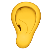 Ear on Apple iOS 13.1