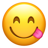 Face Savoring Food on Apple iOS 13.1