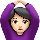 Person Gesturing OK: Light Skin Tone on Apple iOS 13.1