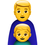 Family: Man, Boy on Apple iOS 13.1