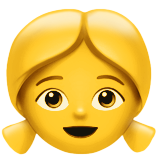 Girl on Apple iOS 13.1
