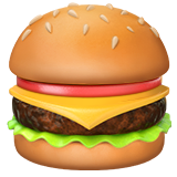 Hamburger on Apple iOS 13.1
