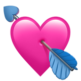 Heart with Arrow on Apple iOS 13.1