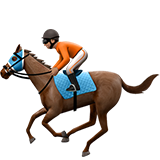 Horse Racing: Medium Skin Tone on Apple iOS 13.1