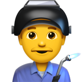 Man Factory Worker on Apple iOS 13.1