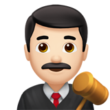 Man Judge: Light Skin Tone on Apple iOS 13.1