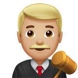 Man Judge: Medium-Light Skin Tone on Apple iOS 13.1