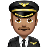 Man Pilot: Medium Skin Tone on Apple iOS 13.1