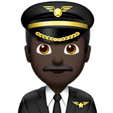 Man Pilot: Dark Skin Tone on Apple iOS 13.1