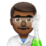 Man Scientist: Medium-Dark Skin Tone on Apple iOS 13.1