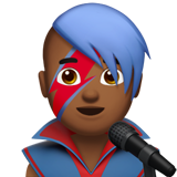 Man Singer: Medium-Dark Skin Tone on Apple iOS 13.1