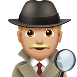 Man Detective: Medium-Light Skin Tone on Apple iOS 13.1