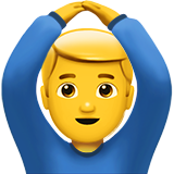 Man Gesturing OK on Apple iOS 13.1