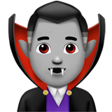 Man Vampire: Medium-Light Skin Tone on Apple iOS 13.1