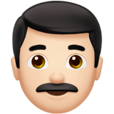 Man: Light Skin Tone on Apple iOS 13.1