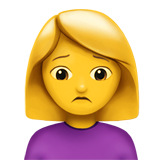 Person Frowning on Apple iOS 13.1