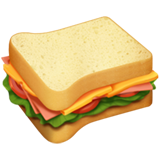 Sandwich on Apple iOS 13.1