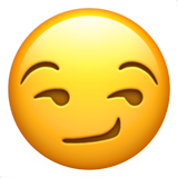 Smirking Face on Apple iOS 13.1