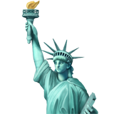 Statue of Liberty on Apple iOS 13.1
