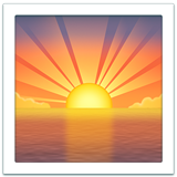 Sunrise on Apple iOS 13.1
