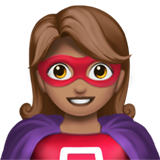 Superhero: Medium Skin Tone on Apple iOS 13.1