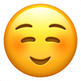 Smiling Face on Apple iOS 13.1