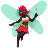 Woman Fairy: Dark Skin Tone on Apple iOS 13.1